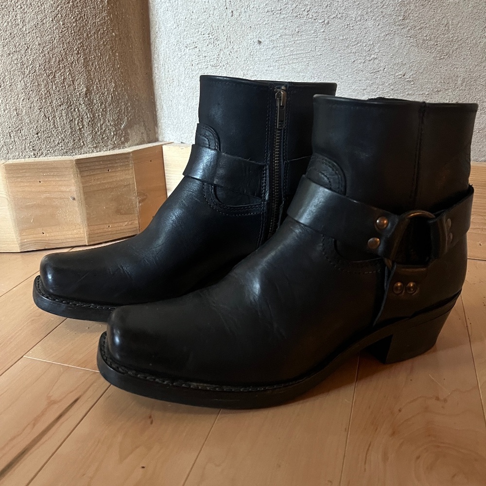 Frye Harness Leather Bootie